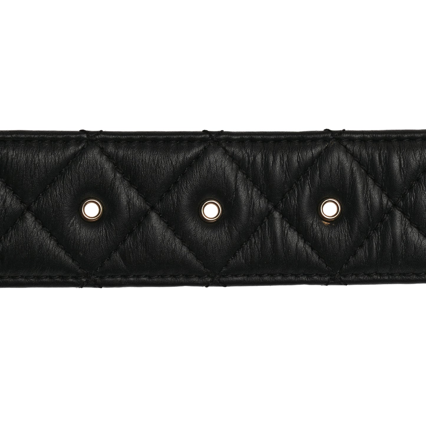 Lambskin Quilted CC Belt 85 34 Black