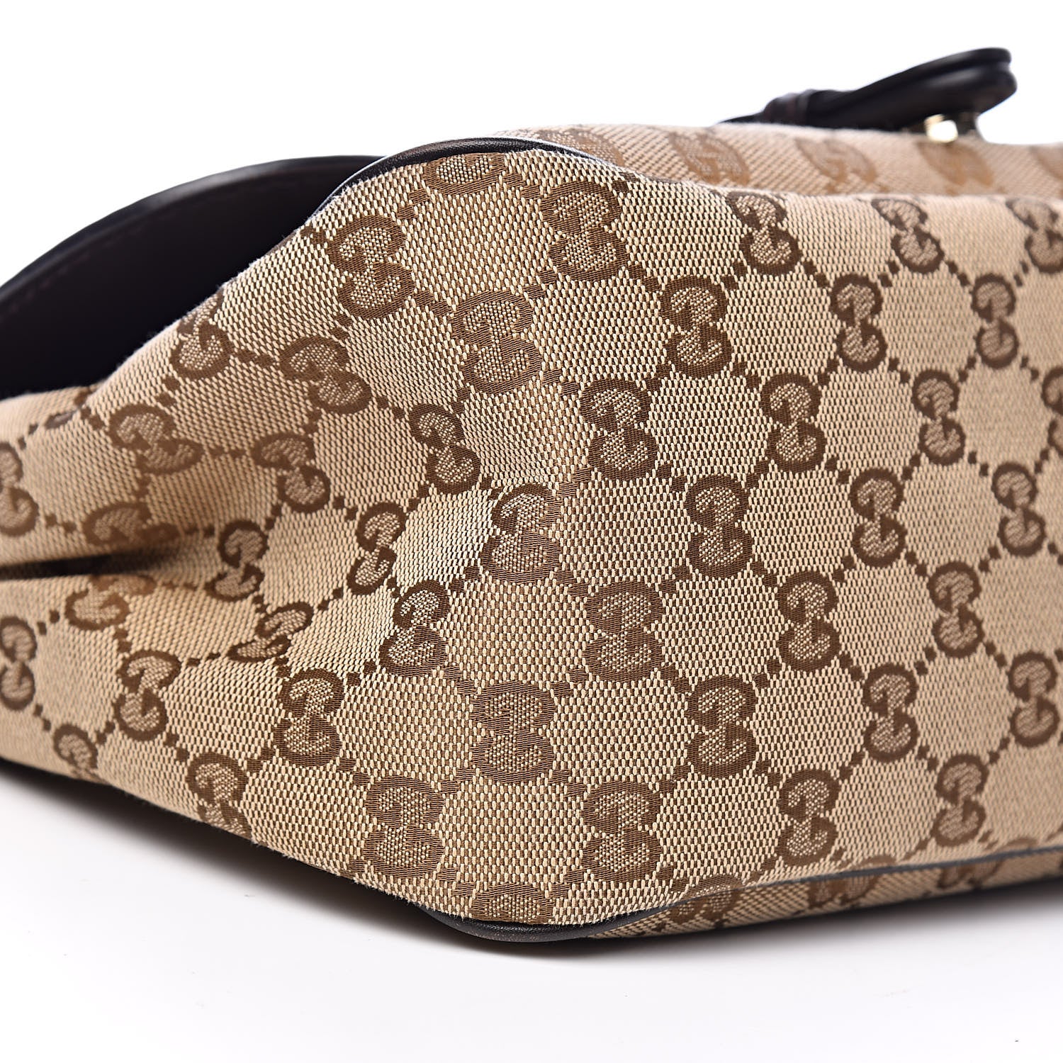 Gucci Monogram Techno Horsebit Large Shoulder Flap Bag Brown 13 of 15