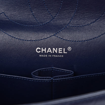 Chanel Aged Calfskin Quilted 2.55 Reissue 227 Flap Dark Blue 5 of 9