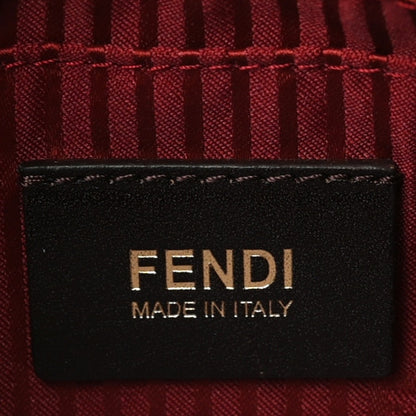 Fendi Vitello Flamingo Enamel Mini Mama Baguette Red 6 of 11