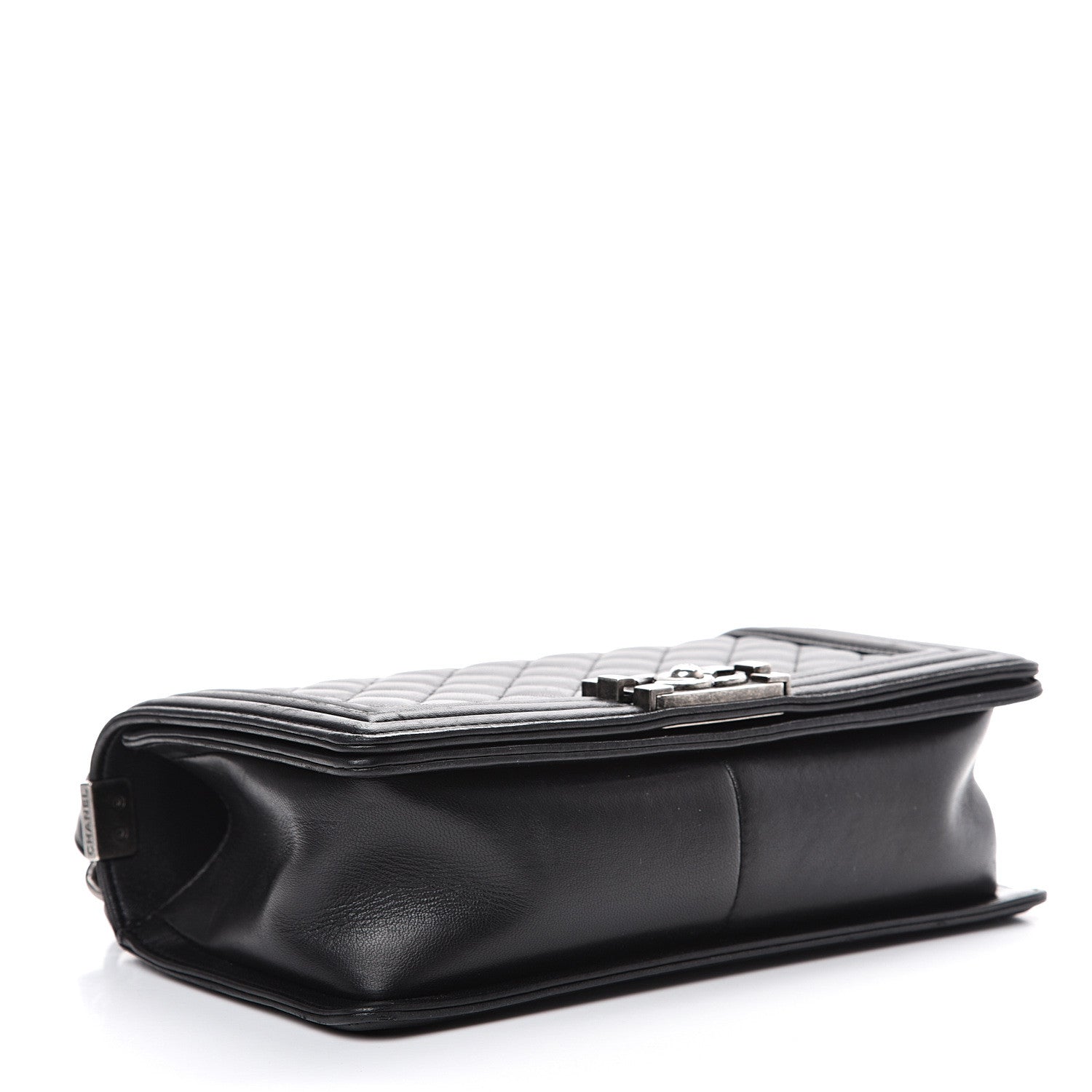 Chanel Lambskin Quilted Medium Boy Flap Black 3 of 15