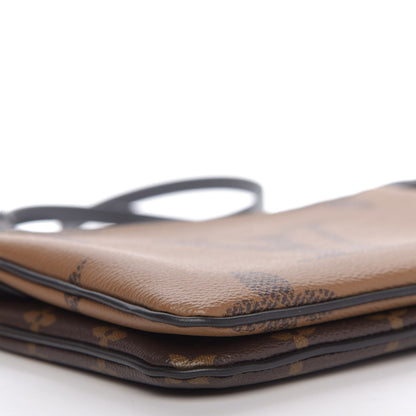 Louis Vuitton Reverse Monogram Giant Double Zip Pochette 6 of 10