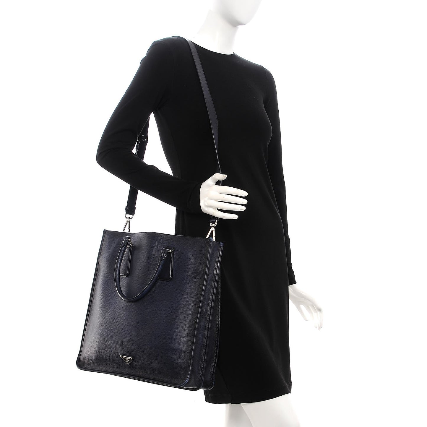 Saffiano Cuir Double Handle Tote Baltico