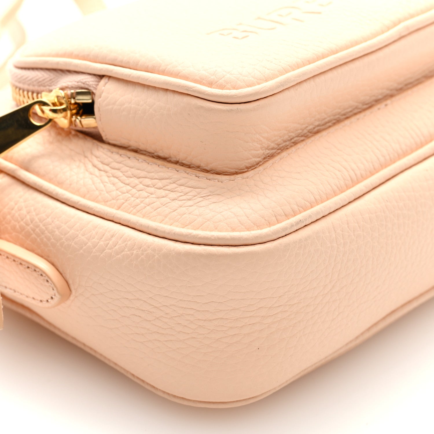 Burberry Grained Calfskin Small Camera Bag Peach Pink 8 of 9