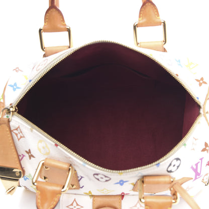 Louis Vuitton Monogram Multicolor Speedy 30 White 5 of 15