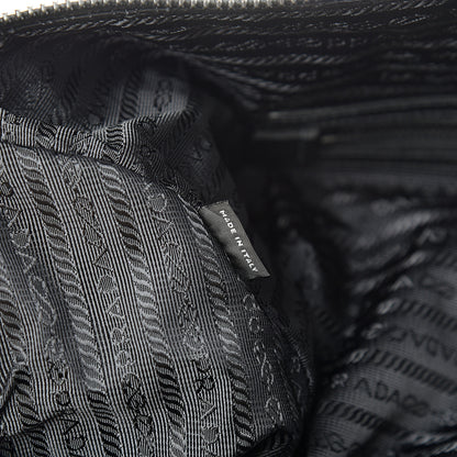 Prada Tessuto Nylon Saffiano Duffle Bag Black 6 of 11