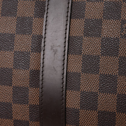 Louis Vuitton Damier Ebene Keepall Bandouliere 55 14 of 23