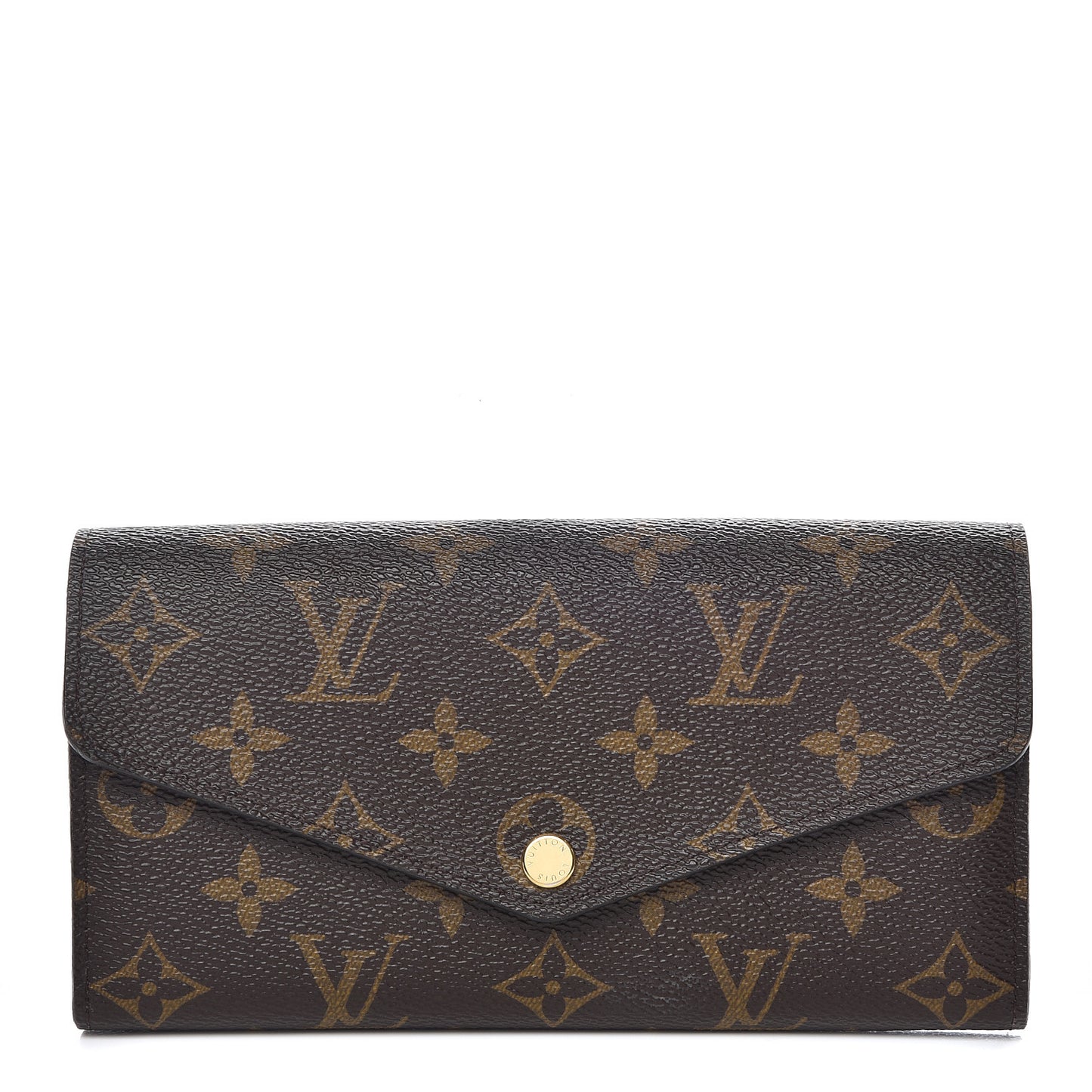 Monogram Sarah Wallet NM Coquelicot