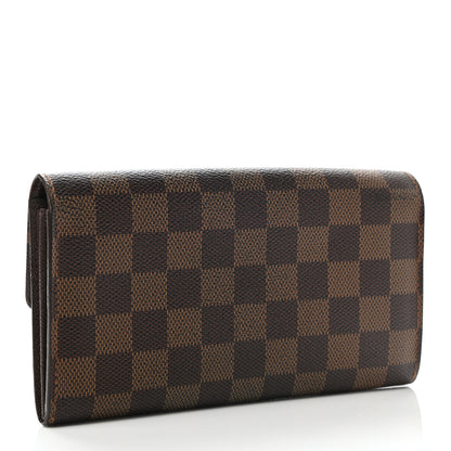 Louis Vuitton Damier Ebene Sarah Wallet 3 of 10