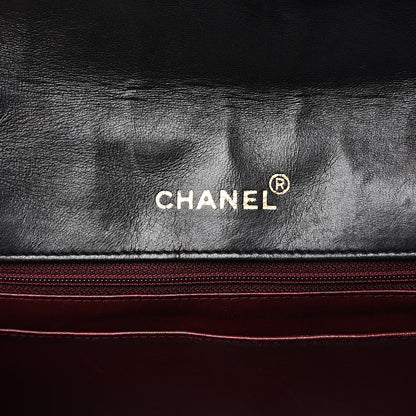 Chanel Lambskin Quilted Medium Single Flap Black 6 of 15
