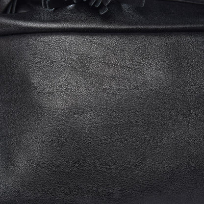Saint Laurent Calfskin Fringe Festival Backpack Black 10 of 10