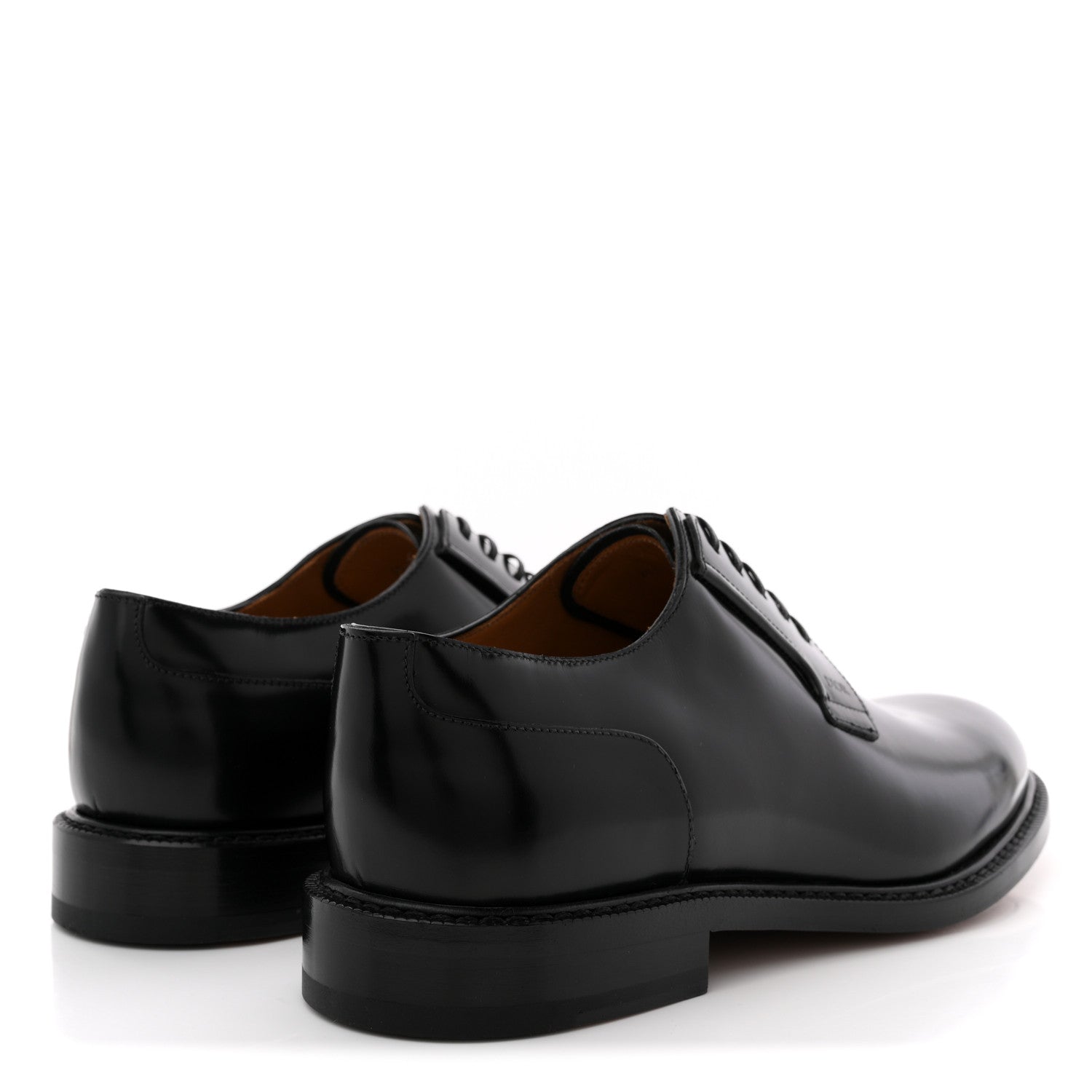 Christian Dior Calfskin Mens Derby Shoes 42.5 Black 5 of 11