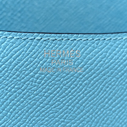Hermes Epsom Enamel Constance 24 Bleu du Nord Rouge 7 of 12