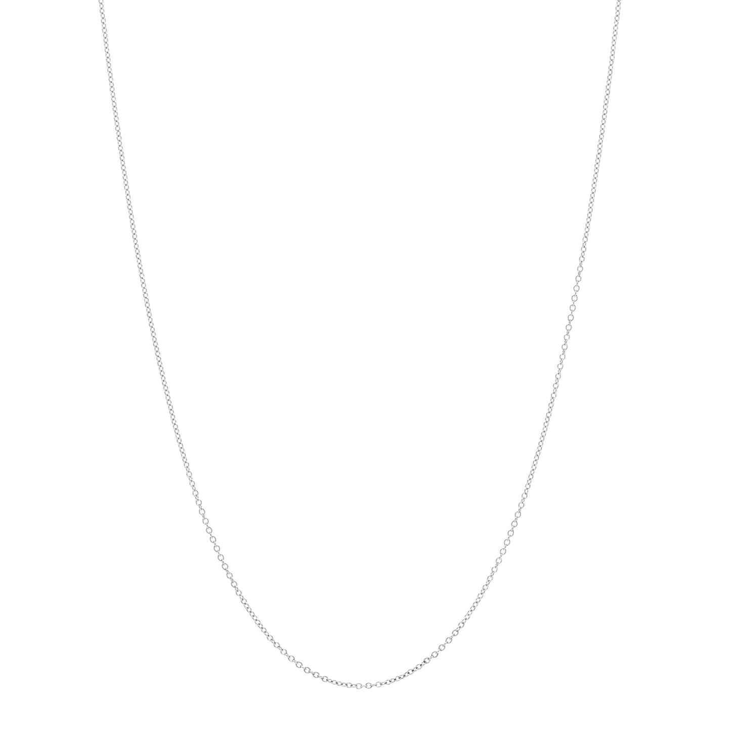 Platinum Chain Necklace 18"