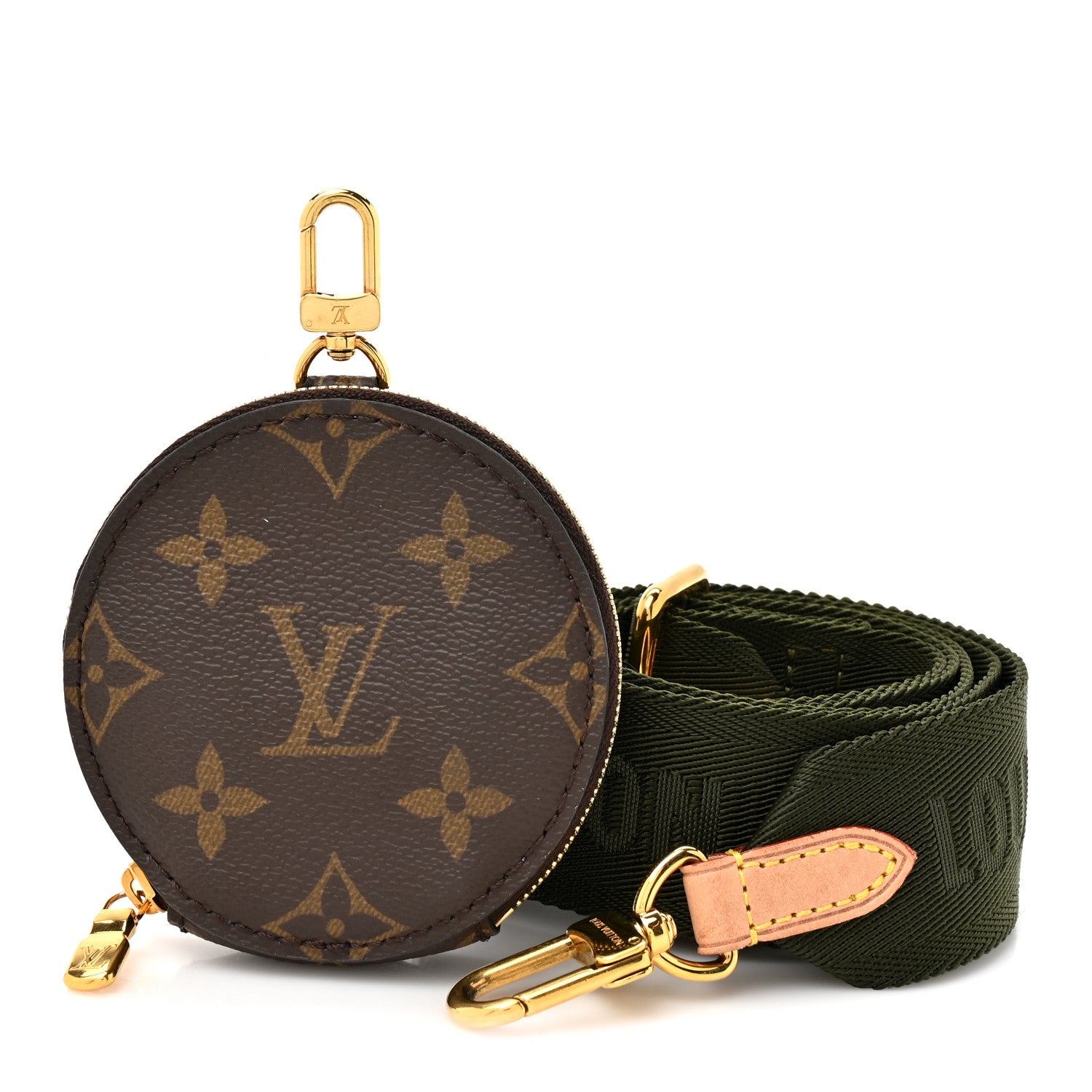 Louis Vuitton Monogram Multi Pochette Accessories Bandouliere Shoulder Strap Kaki 1 of 5