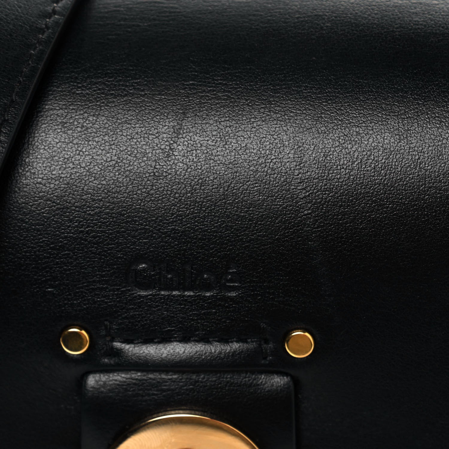 Chloe Calfskin Small Tess Bag Black 9 of 10