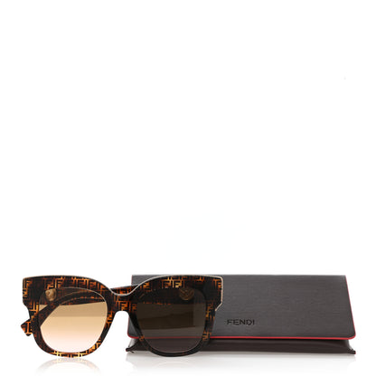 Fendi Acetate F is Fendi FF Cat Eye Sunglasses FF 0360/G/S Havana 7 of 7