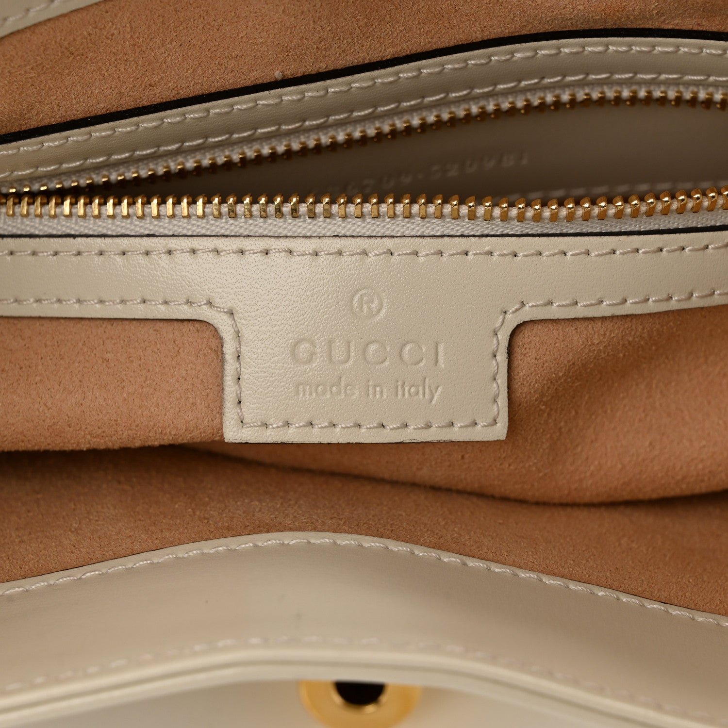 Gucci Boarded Dyana Lux Calfskin Small Jackie 1961 Hobo Mystic White 6 of 15