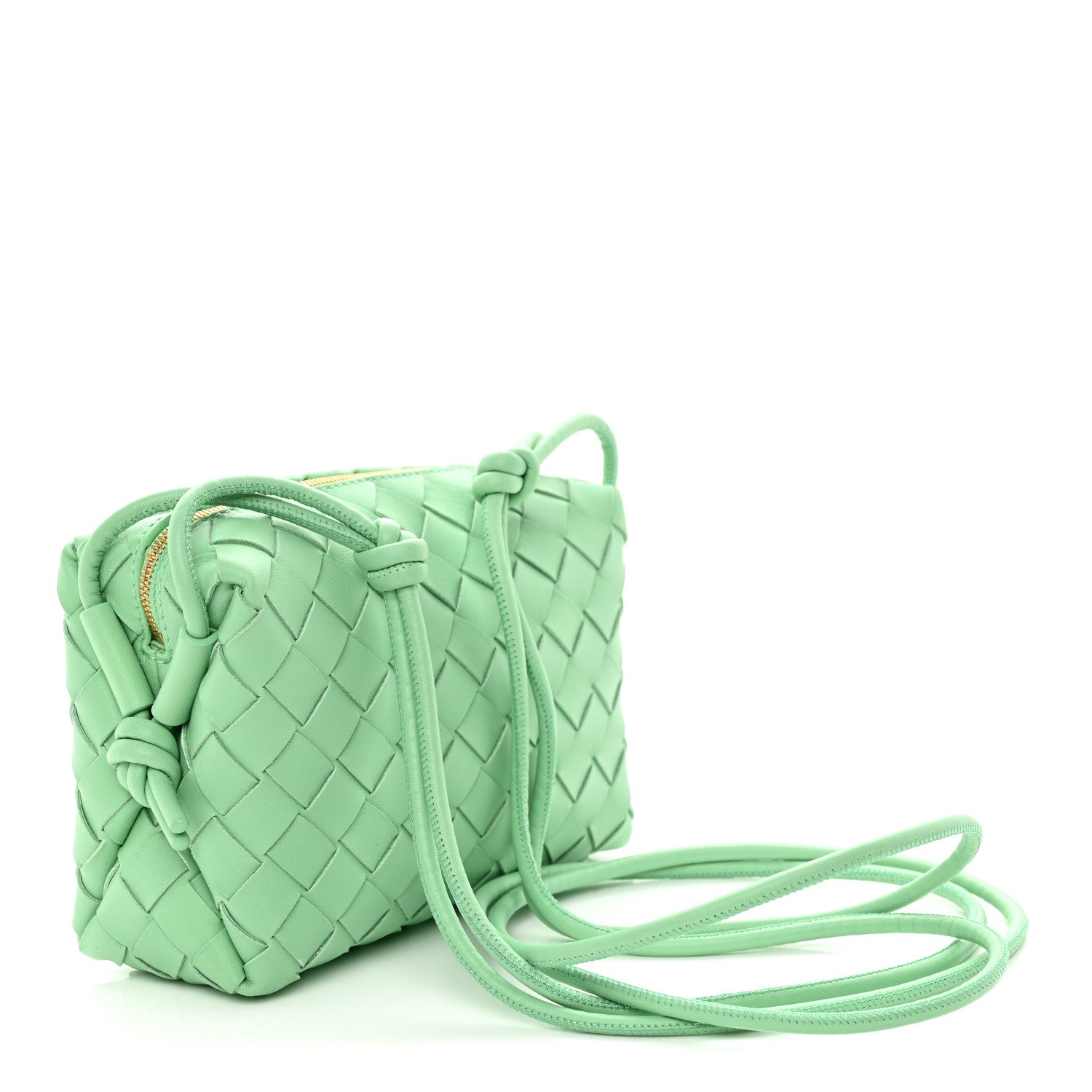 Bottega Veneta Nappa Intrecciato Mini Loop Camera Bag Siren 3 of 10