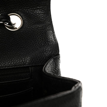Chanel Caviar Quilted Jumbo Single Flap Black 12 of 13