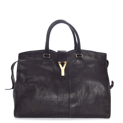 Saint Laurent Sheepskin Large Cabas ChYc Black 1 of 8