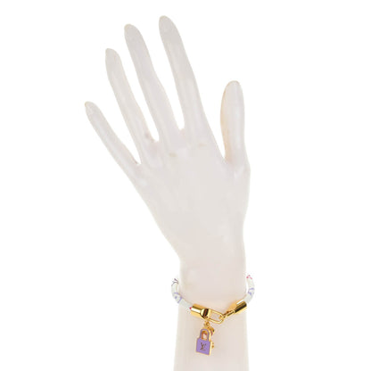 Louis Vuitton Monogram Multicolor Luck It Bracelet 19 White 2 of 3