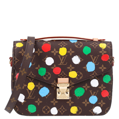 Louis Vuitton LV x YK Monogram Painted Dots Pochette Metis 1 of 11