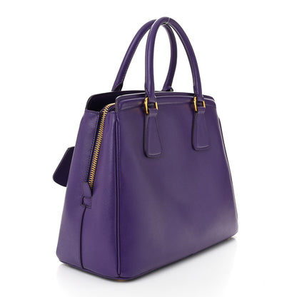 Prada Saffiano Lux Parabole Tote Viola 3 of 10