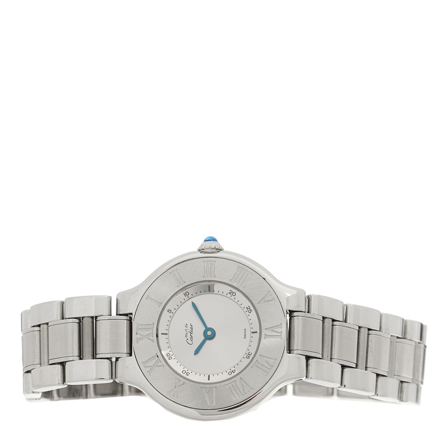 Cartier Stainless Steel 28mm Must De 21 Quartz Watch 2 of 4