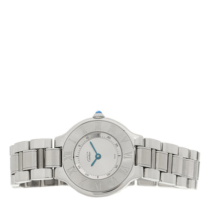 Cartier Stainless Steel 28mm Must De 21 Quartz Watch 2 of 4
