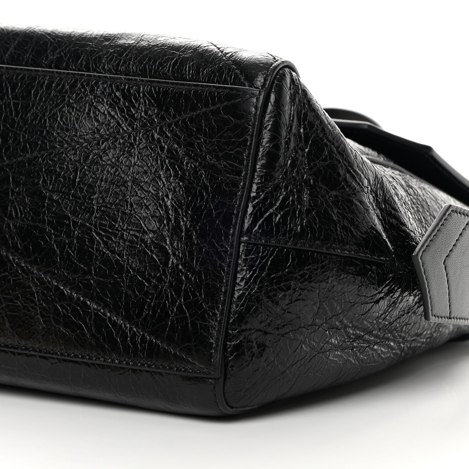 Givenchy Creased Patent Calfskin Medium ID Flap Black 9 of 11