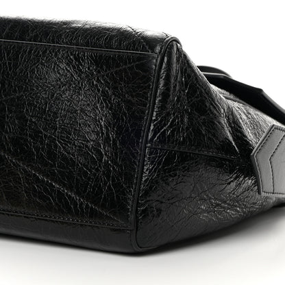 Givenchy Creased Patent Calfskin Medium ID Flap Black 9 of 11