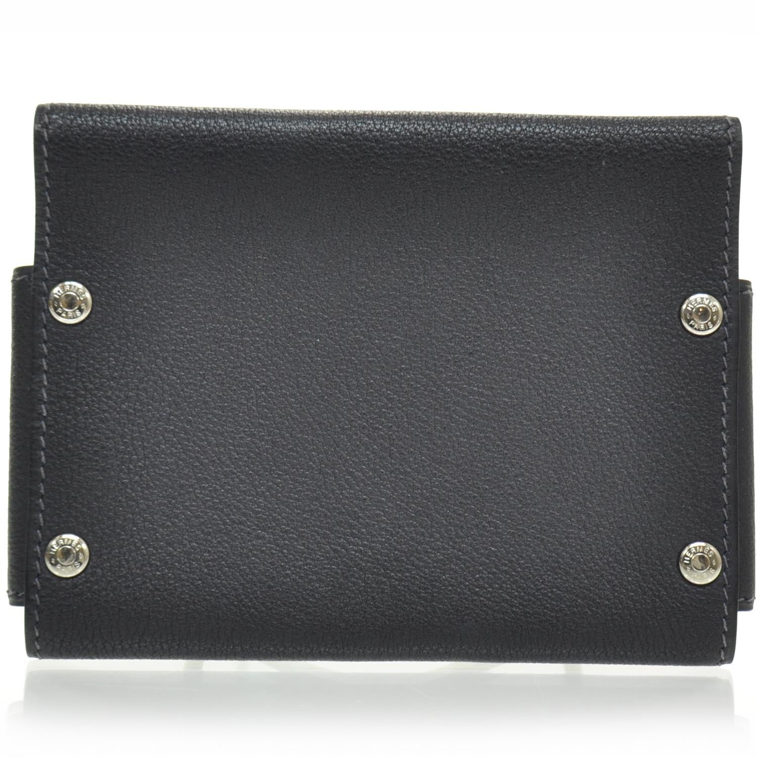 Hermes Taurillon Clemence Playing Cards Holder Black 2 of 7