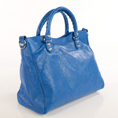 Balenciaga Agneau Giant 12 Silver Hardware Velo Bleu Lazuli 3 of 15