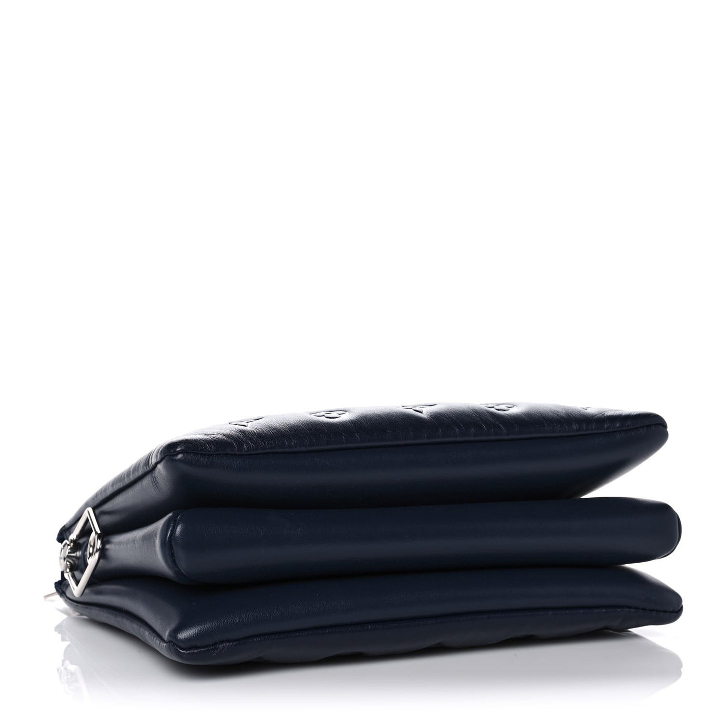 Lambskin Embossed Monogram Coussin PM Navy