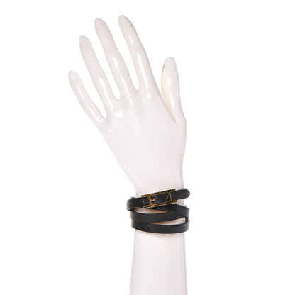 Hermes Chamonix Hapi Triple Wrap Bracelet S Black 2 of 5