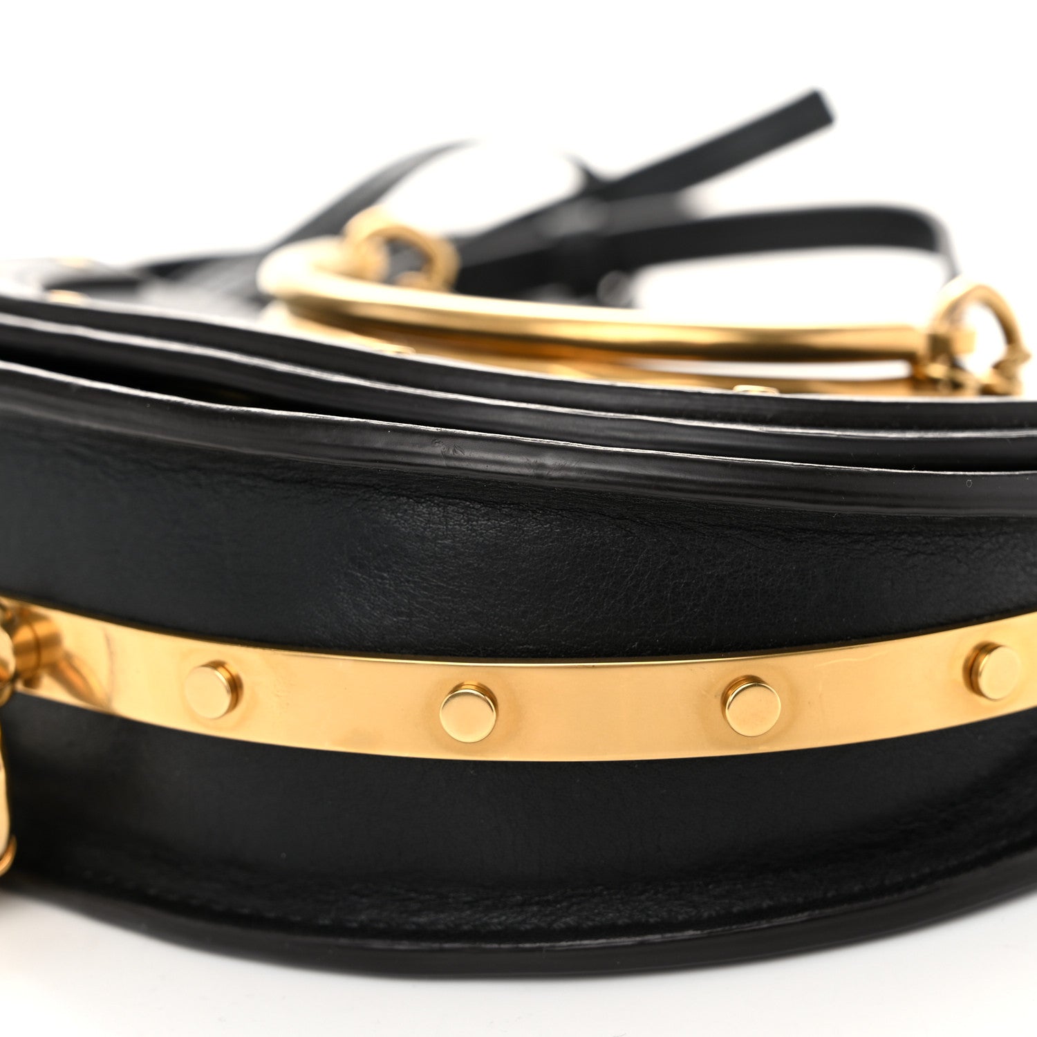 Chloe Calfskin Small Nile Bracelet Minaudiere Bag Black 10 of 10
