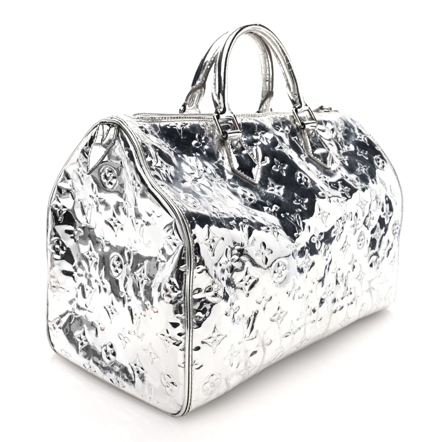 Monogram Miroir Speedy 35 Silver