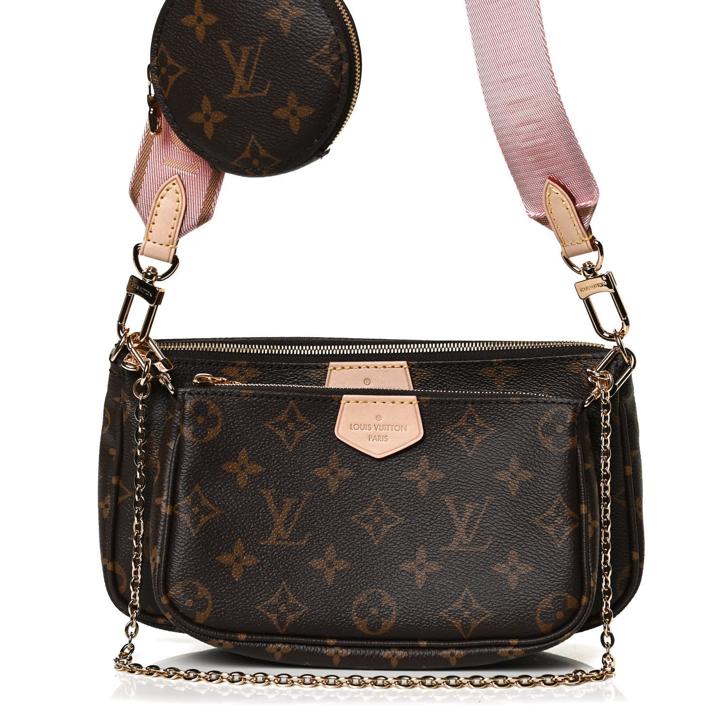 Monogram Multi Pochette Accessories Rose Clair