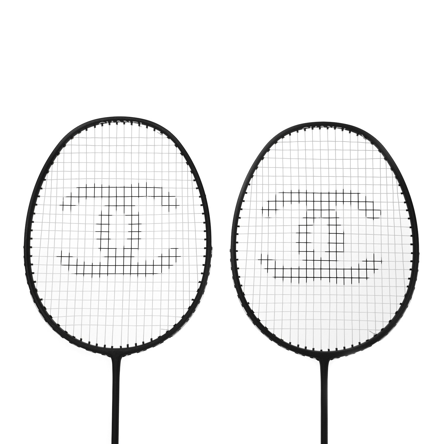 Chanel Badminton Racquet and Nylon Quilted Cover Set Black 2 of 18