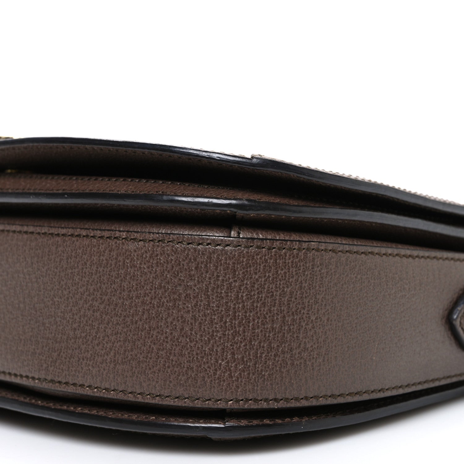 Gucci GG Supreme Monogram Web Small Ophidia Flap Messenger Bag Brown 10 of 10
