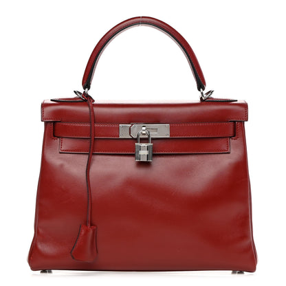 Hermes Box Kelly Retourne 28 Rouge H 1 of 29