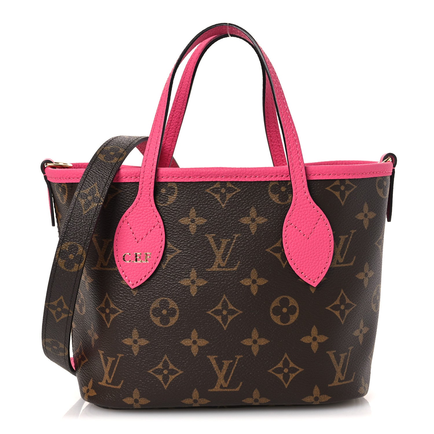 Louis Vuitton Monogram Neverfull Inside Out Bandouliere BB Rose Pondichery 1 of 20