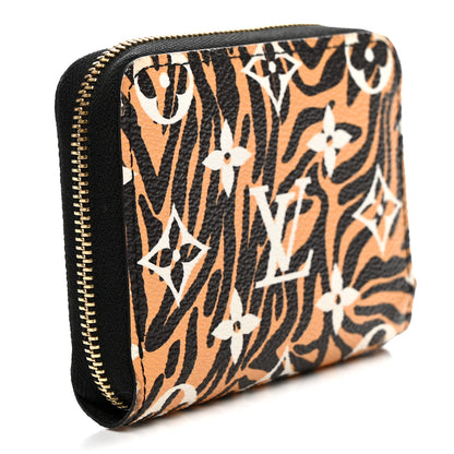 Louis Vuitton Monogram Giant Jungle Zippy Coin Purse Black 3 of 9