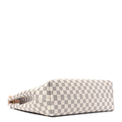 Louis Vuitton Damier Azur Graceful MM Rose Ballerine 4 of 13