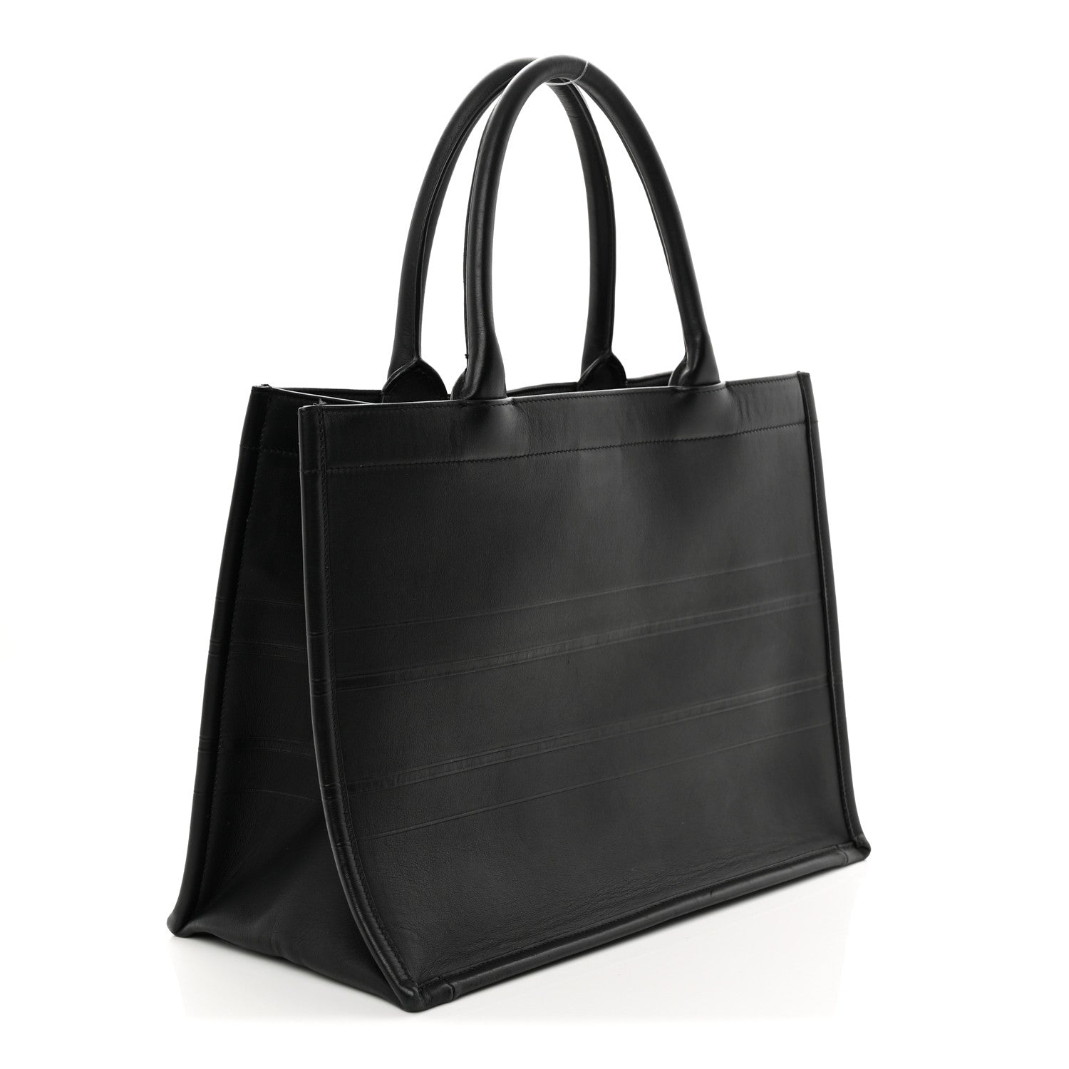Christian Dior Calfskin Embossed Medium Book Tote Black 2 of 13