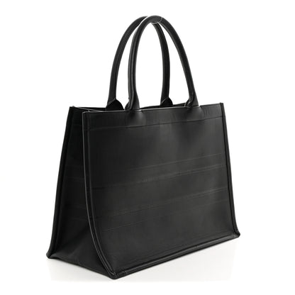 Christian Dior Calfskin Embossed Medium Book Tote Black 2 of 13