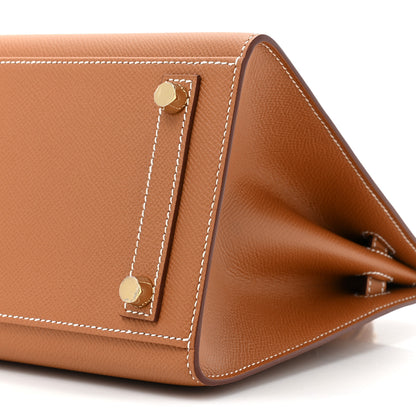Hermes Epsom Birkin Sellier 25 Gold 7 of 9