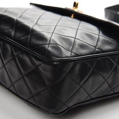 Chanel Quilted Lambskin Flap Crossbody Bag Black 10 of 12