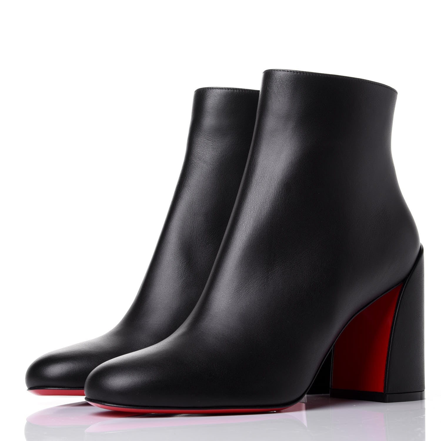Christian Louboutin Calfskin Turela 85 Ankle Boots 36.5 Black 3 of 10